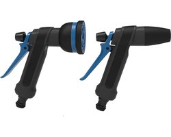 Hyundai deluxe sproeiset 2-delig - traploos instelbaar - Ergonomisch handvat - Knijptrigger met sluitfunctie