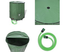 Inklapbare Watertank 500L (Groen) - Watertank - Watertanks - Water Tank - Water Tanks
