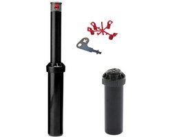 K-Rain pop-up turbinesproeier, Minipro, incl nozzles, inclusief sleutel, 10 cm