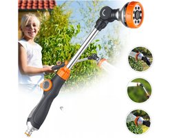 Messing Tuinspuit 8 standen, verstelbaar met knop