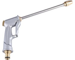 Metalen Watersproeier - Hoogdruk Koper Spuitmond - Vier Stralenmodi - Snelkoppeling - Ergonomisch Ontwerp - Voor Auto's, Tuinen & Dieren