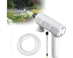 Oplaadbare Elektrische Planten Sproeier met Verstelbare Tuit en 2m Slang - Ideaal voor Tuin, Gazon en Onkruid