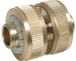 Silverline Messing slangkoppeling 1/2