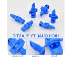 SnelShoppen - Micro Garden Lawn Water Spray 50pcs - Mist Sprinkler voor Tuin, Patio en Buiten - Water Irrigatie Systeem met 360 Graden Water Mist Nozz