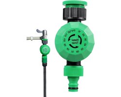 Sproeiklok - Automatische Timer - Tuin Bewateren - Mechanisch Zonder Stroom - 7x9x7 cm - Zwart