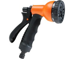 Tuinslangsproeier - Tuinslangsproeier - Watersproeier - Verstelbare tuinslangsproeier - Multifunctionele watersproeier - Ideaal voor tuinieren (oranje)