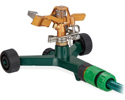 tuinsproeier - impulssproeier - 360° sectorsproeier - 14 m reikwijdte - metaal -