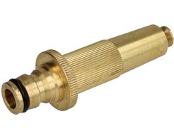 Tuinsproeier messing - Gardena koppeling - Traploos instelbaar