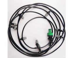 Vernevelaar tuin - Sproeier - Nevelslang - Afkoeling - Vernevelingssysteem - 10m