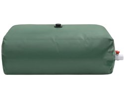 vidaXL Watertank - Opvouwbaar - 1500L - PVC Opvouwbare Watertank - Wateropslag Tank - Regenwatertank - Pvc Watertank - Groene Watertank