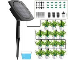 Zonne-energie Irrigatiesysteem voor Tuin en Broeikas - Automatische Drip Irrigatie met 15 Timers