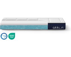 Akkon® NASA Traagschuim Matras 140x200 - 25 cm dik | Traagschuim met Koudschuim - 100 nachten proefslapen