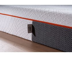 BSS Bedding Initial Matras - Matras - 140x200 cm - 18 cm Hoog - Traagschuim Matras met Gel Memory Foam - Enkelzone Ondersteuning - Anti-Slip Bodem - Rolmatras in Doos
