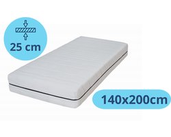 Densi HR - Matras - Medisch Koudschuim - 140x200cm - 25cm - 7 Comfortzones - Medisch & Ventilerend - Anti-Allergisch