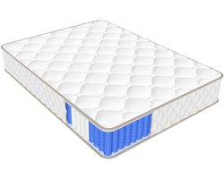 Hiaonyx matras 140 x 200 cm-eenpersoonsbedden-Latex pocketvering-Anti-Allergische-met 9-laags composietstructuur-7 zones-Wit