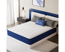 HOMAVO Matras 140x190 cm – 22 cm – Pocketveringmatras – 7-Zones – HR Koudschuim – H3 gemiddelde hardheid – Orthopedisch – OEKO-TEX Gecertificeerd