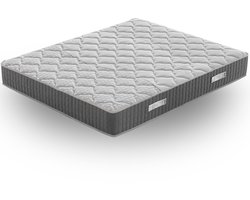 iLoveSleep - Matras HERMES 200x200 Traagschuim met Koudschuim Matras - Dikte 25 cm - Anti-allergisch - extra stevig