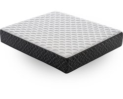 iLoveSleep - Matras RIO 200x200 Traagschuim met Koudschuim Matras - Dikte 30 cm - ademend vermogen - Stijfheid h2