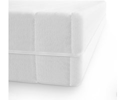 Matras - 200x200 - koudschuim - premium tijk - Ademend & hypoallergeen - 15 cm hoog – Zacht