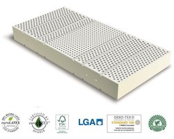 Nessa® - 140x200 - Biologisch 100% Natuur Latex matras