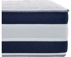 RELAXX Gel Matras – 140cm x 200cm x 25cm – 7-Zone Omkeerbaar Koudschuim Matras met 3D Memory Foam, H4/H3/H2 Gemengde Hardheid en Optimale Drukverlaging