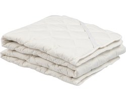 Vitality Pur Nature Matrasbeschermer – 180x200 cm - 100% Katoen – Rondom Elastiek - Ademend, Verkoelend & Natuurproduct – Wasbaar op 60°C