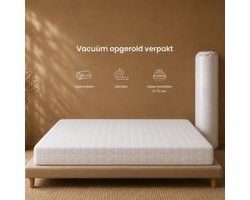 Ada Sleep Premium Matras 120x200 – 14 cm – Aircell Koudschuim Matras - Orthopedisch - Afritsbaar en wasbaar hoes - Anti-Allergisch - Gemiddelde Stevigheid - CertiPUR® en Okoetex gecertificeerd