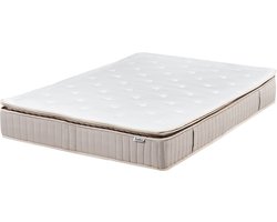 BELIANI DAYDREAM - Pocketveringmatras hard - Wit - 120 x 200 cm - Polyester