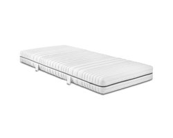Bodyprotect 120 x 200 cm koudschuimmatras Vital Protect | orthopedisch schuimmatras | hardheidsgraad 4 | 7 zones | Made in EU | afneembare hoes, wasbaar op 60 graden | 120 x 200 x 18 cm | wit