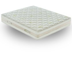 iLoveSleep - Matras IBIZA 120x200 5 cm Traagschuim met Koudschuim Matras - Dikte 25 cm - afneembare hoes - Stijfheid h2