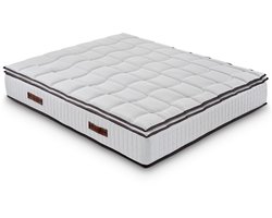 iLoveSleep - Matras ROYAL 120x190 Pocketvering Matras - Dikte 27 cm - 3 cm traagschuim - Verwijderbaar