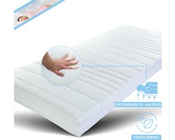 Maan matras ®- Matras 120x200 - Hr koudschuim - 20cm dik - Afneembare tijk
