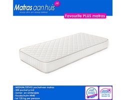 MAH - TED - Pocketvering matras - 120 x 200 x 21 cm