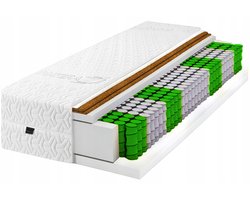 Materac 180x200 CARBON MAX Pocket Kokos H3/H5 Twardy