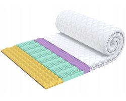 Materac nawierzchniowy 130x200 cm, 5 cm grubości, H3