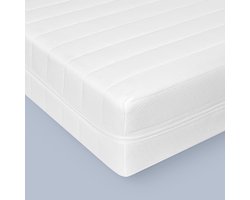 Matras - 120x200 - 7 zones - koudschuim - premium plus tijk - 15 cm hoog - Zacht