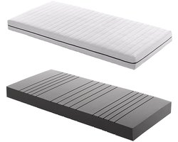 Matras Loes - 120x190 - 13 cm dik - Anti-Allergie - Afritsbare en wasbare hoes