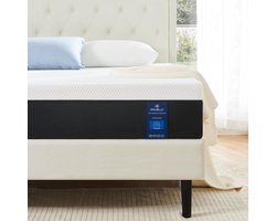 Matras met 7 zones, hardheid H3, 18 cm, 140 x 200 cm, koudschuimmatras, hypoallergeen, rugontlasting, afneembare stoffen overtrek, matras (140 x 200 x 18 cm)