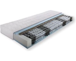 Matras Pocketvering Nasa Traagschuim  - 120x200 - 24 CM Dik - Bedden4045