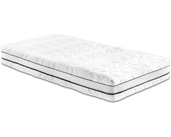 MDplus H2 Matras - 120x190 - 25 cm dik - Anti-Allergie - Afritsbare en wasbare hoes