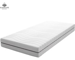 Slaapluxe matras®-Hr koudschuim 120x200 cm | 24cm dik - Afritsbaar tijk wasbaar