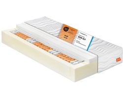 sleepling, binnenvering matras Innovation 320, 120 x 200 x 25 cm, hardheid graad 4 | pocketveren kern | 7-zone | Made in EU | Ökotex 100 | wit