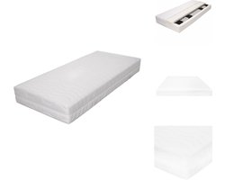 vidaXL Matras - Matrassen - Bedmatras - Bedmatrasen - Matras 7 Zone 20 cm pocketvering H3 120x200 cm