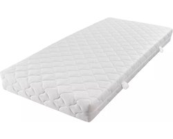 vidaXL - Matras - met - een - wasbare - hoes - 200x120x17 - cm - H3