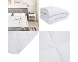 vidaXL Matrasbeschermer 120x200 cm wit - Matrasbeschermer - Matrasbeschermers - Laken - Bedlaken