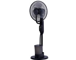 A-Flow CoolCloud Mistventilator - Ventilator met water - Ventilator met waternevel - Luchtbevochtiger - Afstandsbediening - 3 Windsnelheden - Zelfdraaiend - Timer - 3 Windmodi