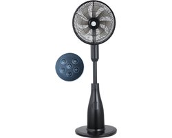 A-Flow CoolCloud Pro Ventilator met mist - Ventilator met water - Luxe staande ventilator met nevel - Luchtbevochtigend en verkoelend - Afstandsbediening - Boordevol opties en muisstil!