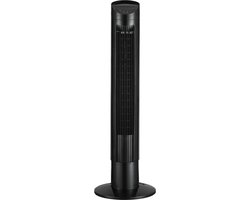 A-Flow Torenventilator Fusion - Statiefventilator - Bladloze ventilator - LED display - 3 Snelheden - Zelfdraaiend - Timer - Afstandsbediening - Optionele verlichting