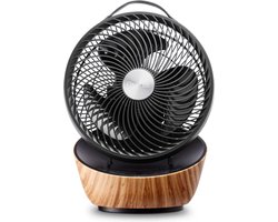 Clean Air Optima® CA-403 Smart - Wood Design Circulator Ventilator - Extreem stil! 10dB - BLDC motor - Slaapmodus - Aerodynamisch Vormgegeven - Automatische Oscillatiefunctie