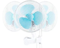 Clipfan - Buisventilator 20W Oscillating Grip Clip Fan 7 inch